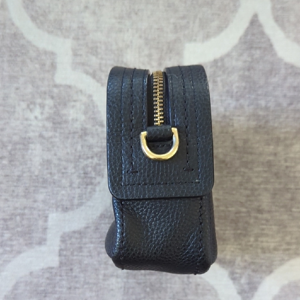 Marc Jacobs Black Leather Crossbody Bag E-the Squeeze - Picture 6 of 9